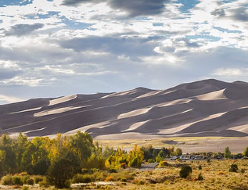 The Great Sand Dunes National Park and Preserve Pano