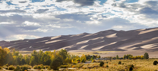 The Great Sand Dunes National Park and Preserve Pano