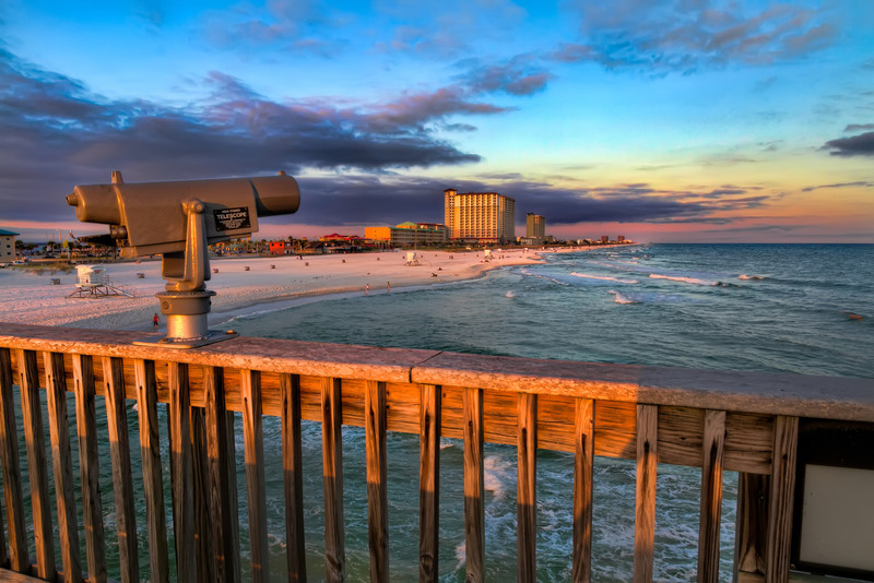Pensacola Beach From Pier